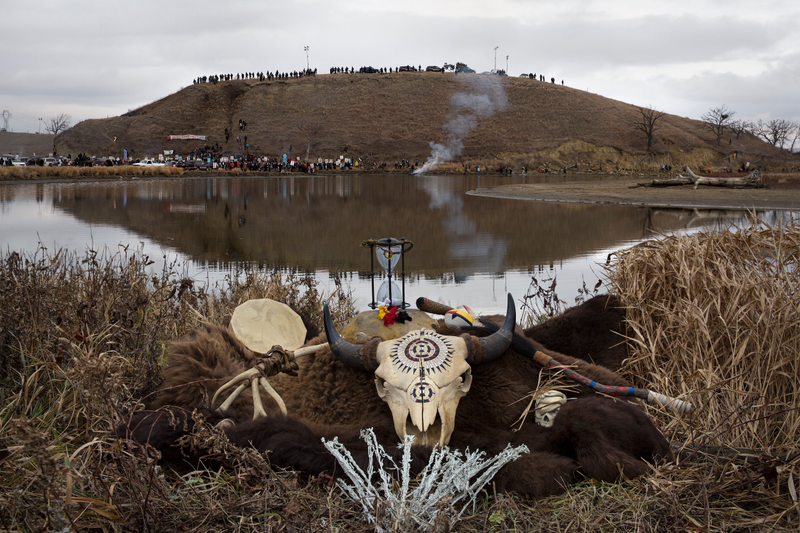 Standing Rock 1. The Cheyenne River Sioux Tribe helped put together this shrine during the protests against the Dakota Access Pipeline in North Dakota.